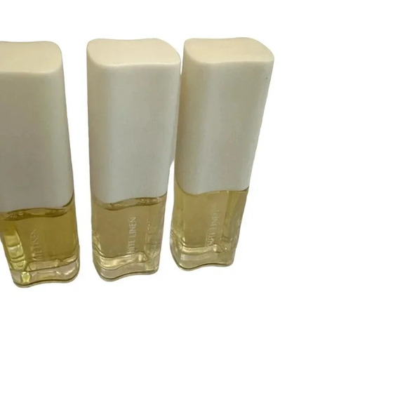 Estee Lauder White Linen Perfume Scent Five Mini Bottles Size .18 Fluid Ounces - Picture 3 of 8